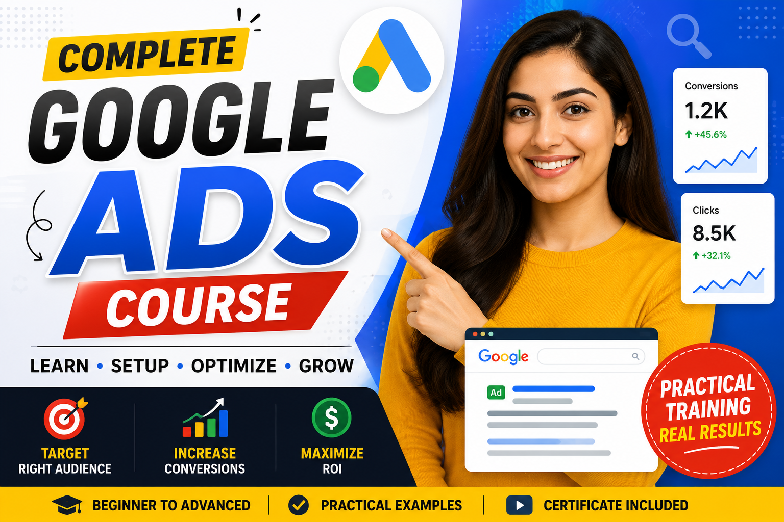 Google Ads & PPC Mastery: Complete Paid Advertising Course
